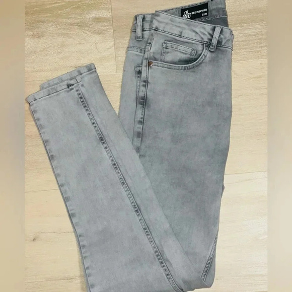 B33 INSPIRED DESIGNER LUCA SKINNY STRETCH JEANS
SIGNATURE WASHED GREY SIZE 32R - Picture 12 of 16